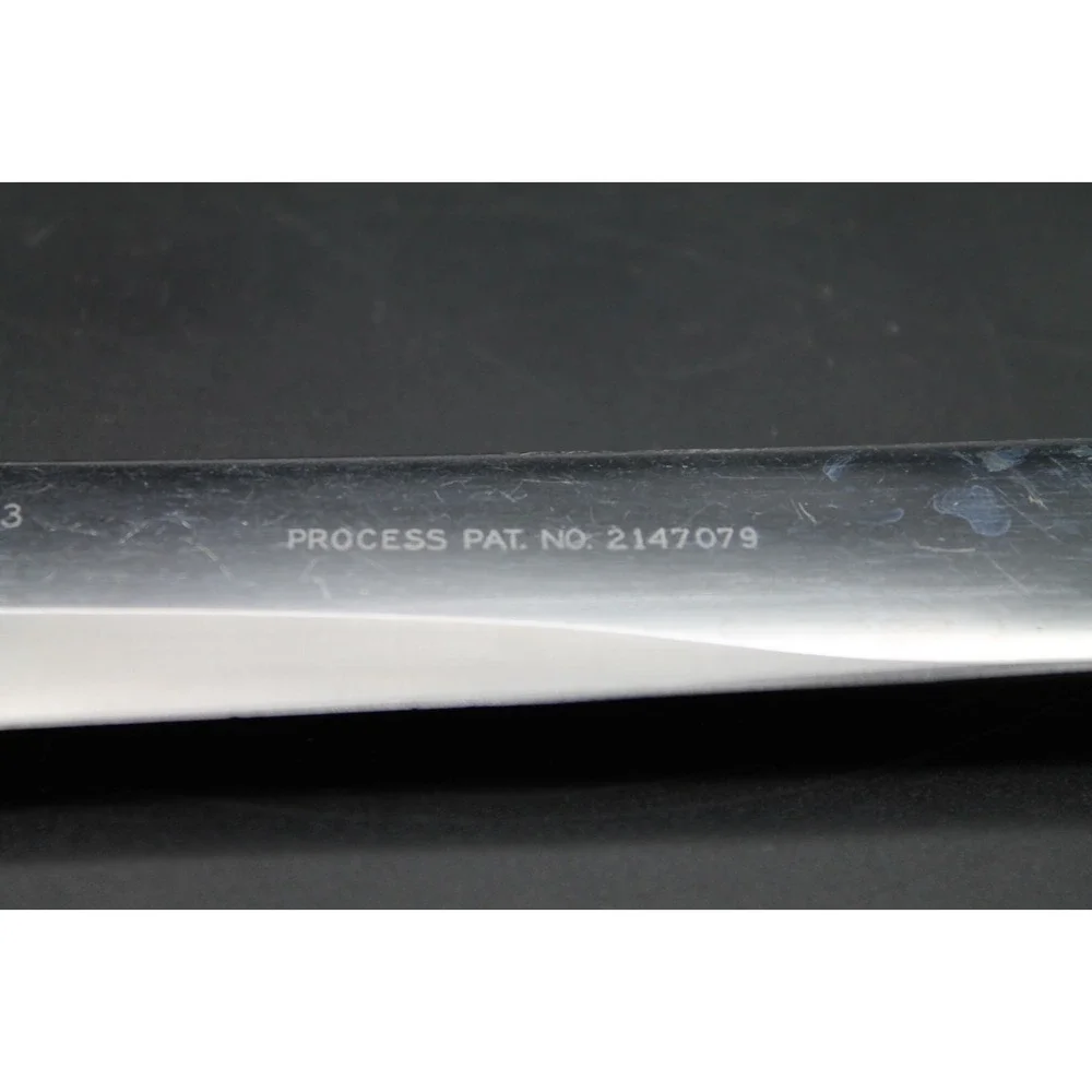 Vintage Cutco 23 Slicer Knife Made in USA Brown Handle Patent 2147079